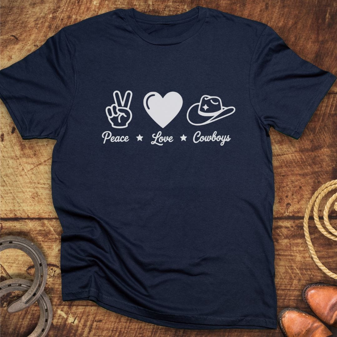 Peace Love Cowboys T-Shirt
