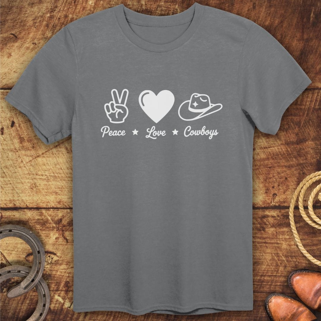 Peace Love Cowboys T-Shirt