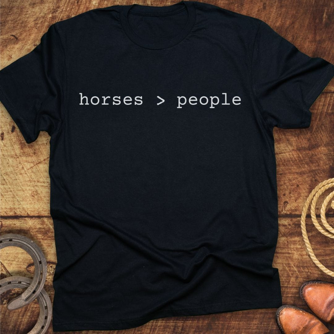 Horses Greater People T-Shirt