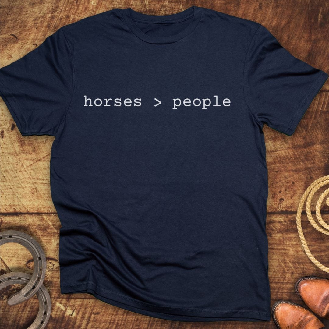 Horses Greater People T-Shirt