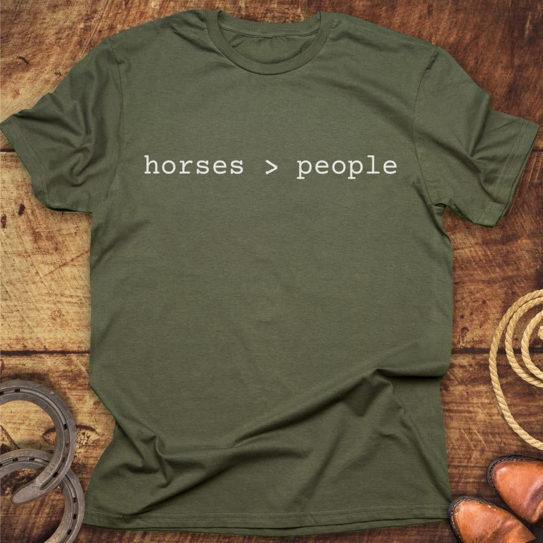 Horses Greater People T-Shirt