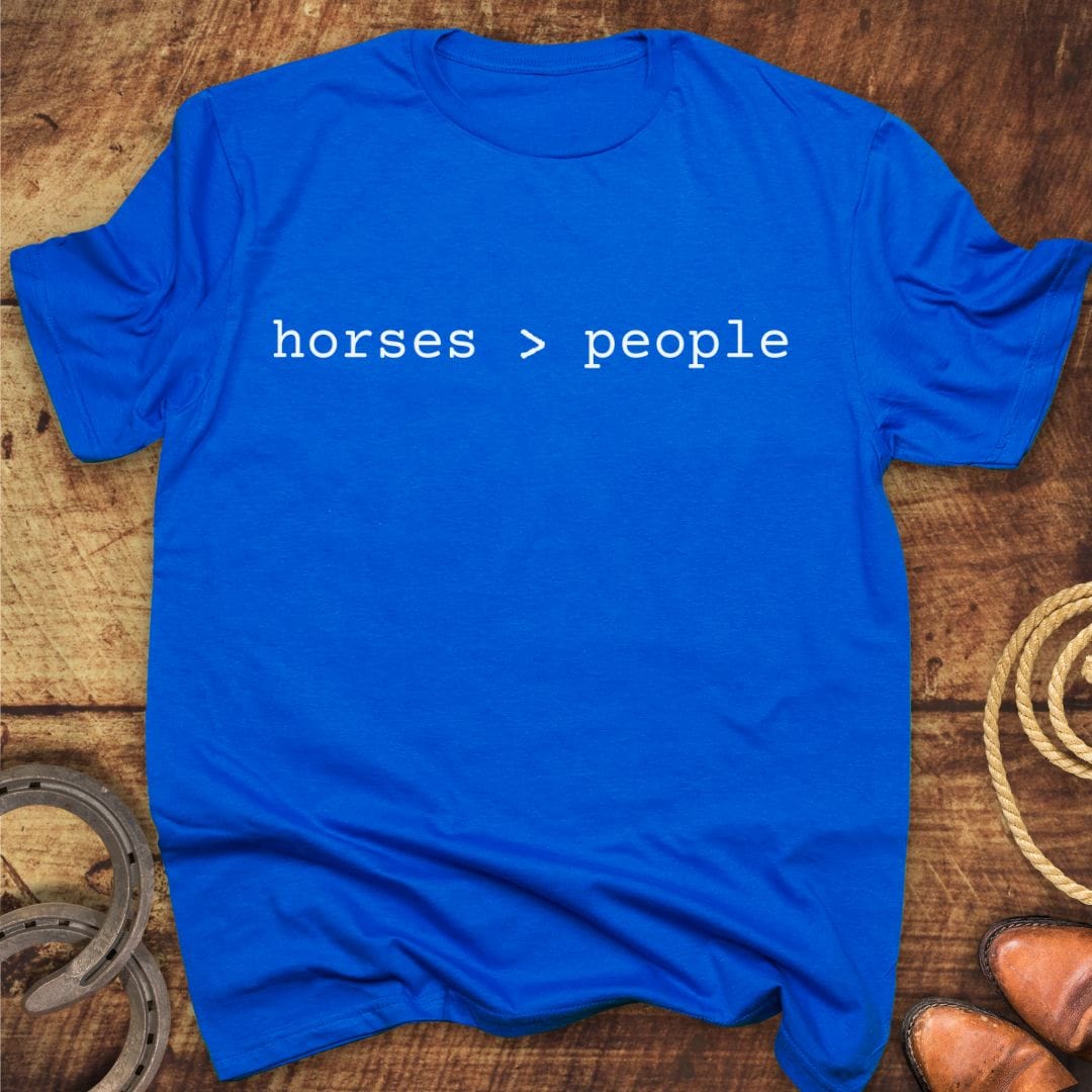 Horses Greater People T-Shirt