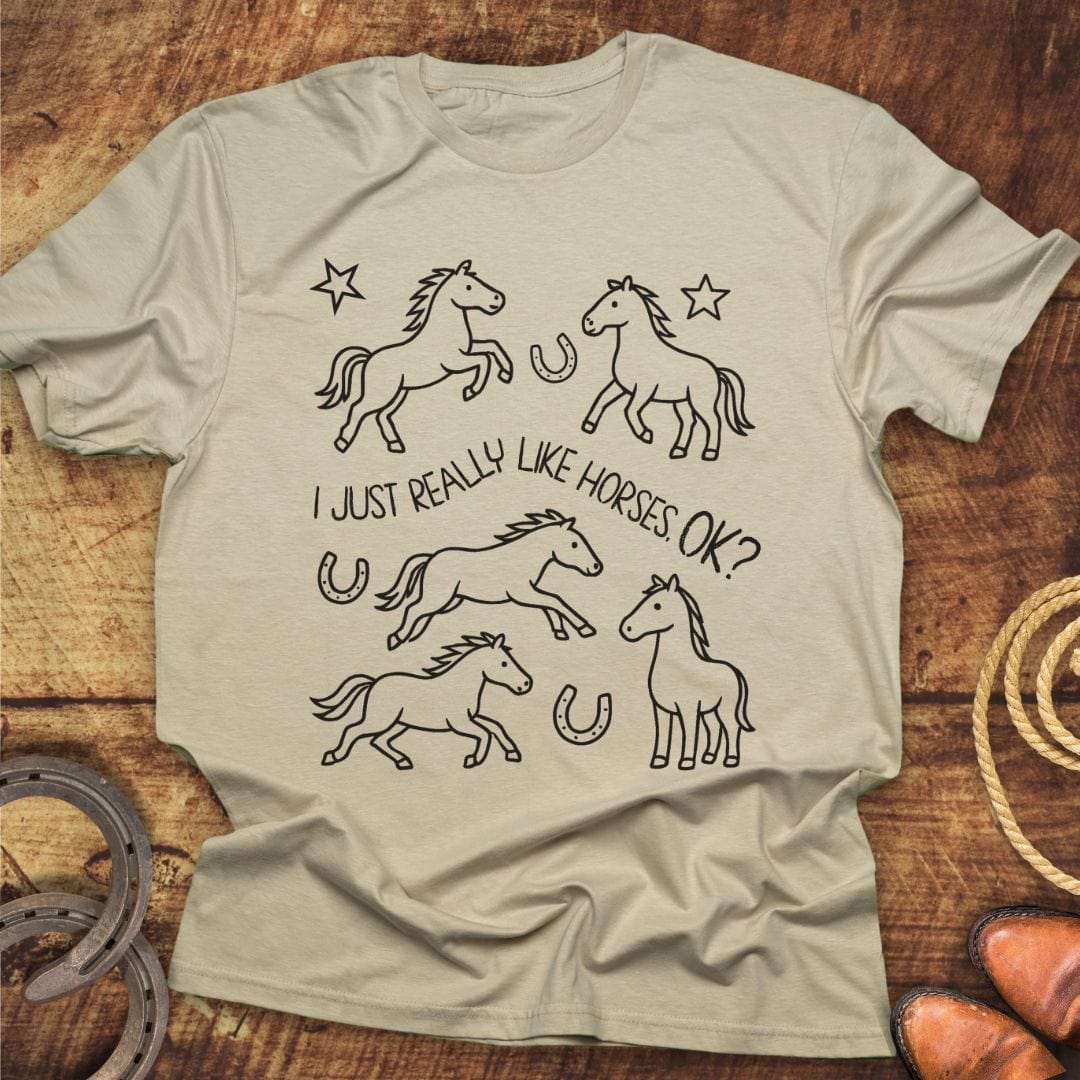 Really Like Horses T-Shirt