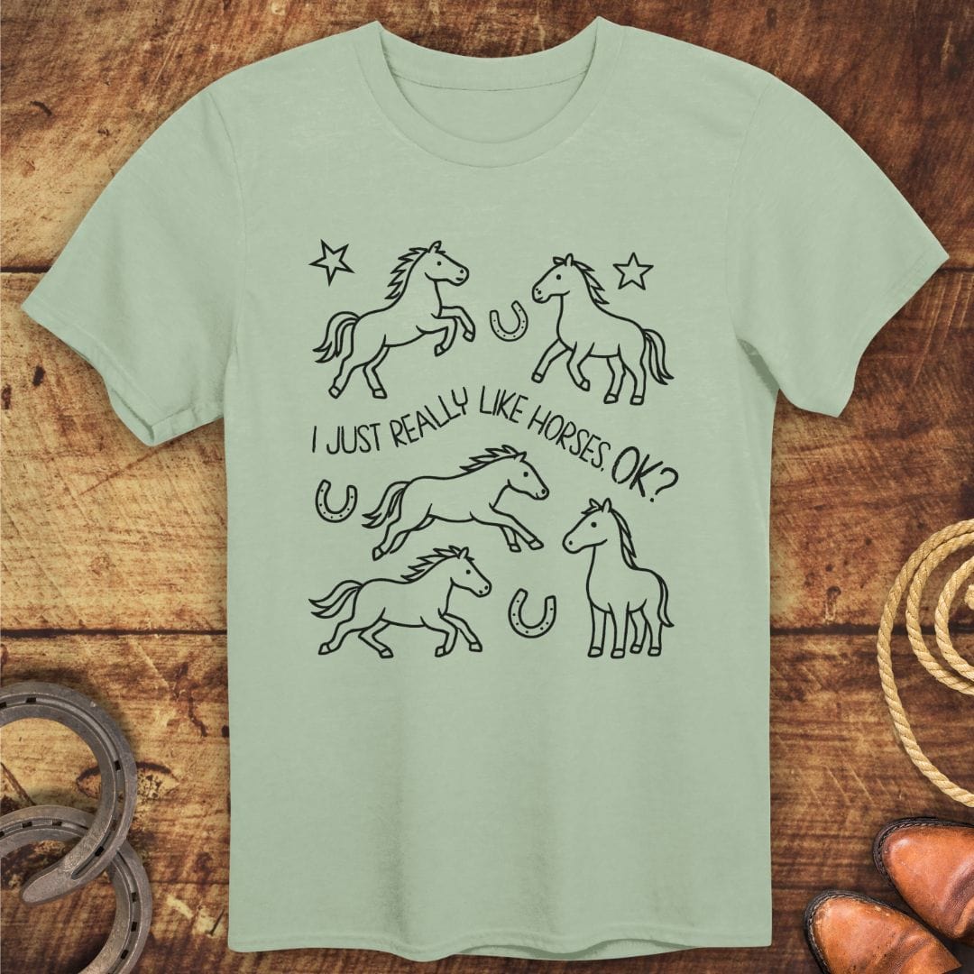 Really Like Horses T-Shirt