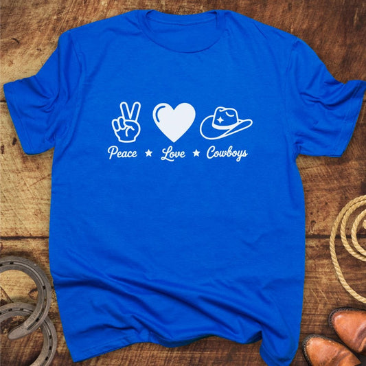 Peace Love Cowboys T-Shirt