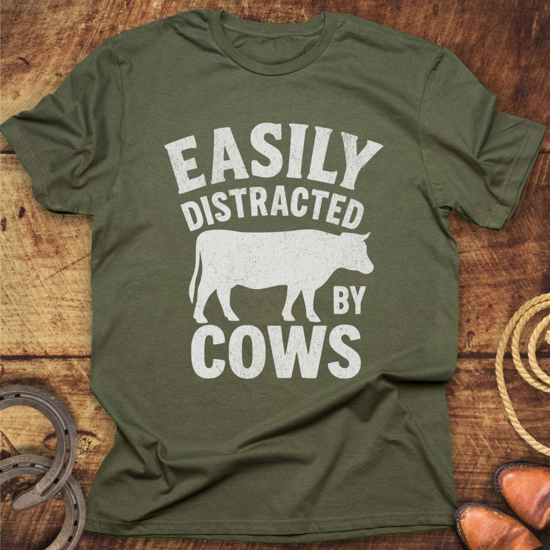Distracted By Cows T-Shirt