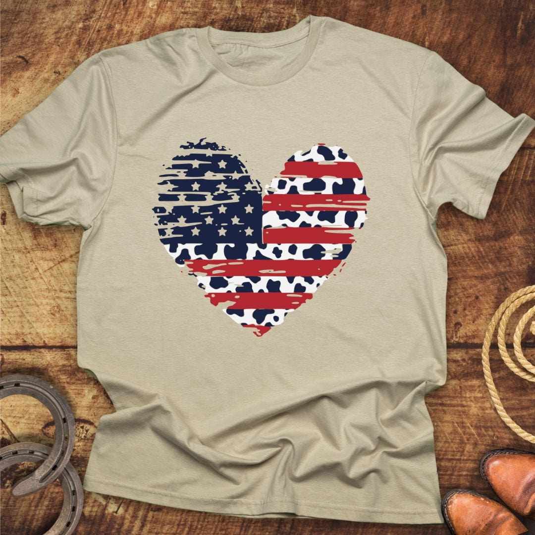 Rural USA Heart T-Shirt