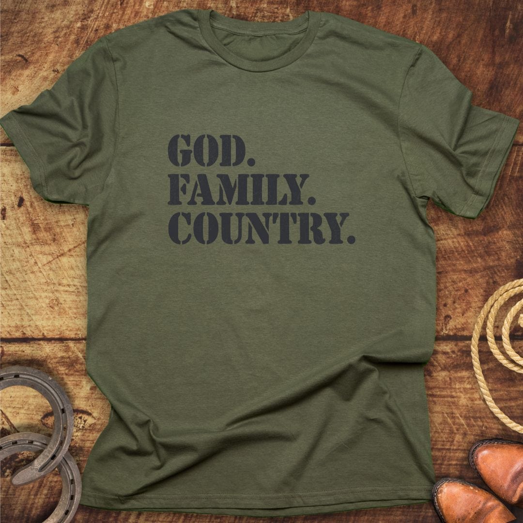 God Family Country T-Shirt