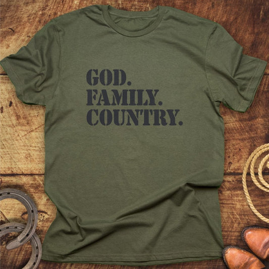 God Family Country T-Shirt