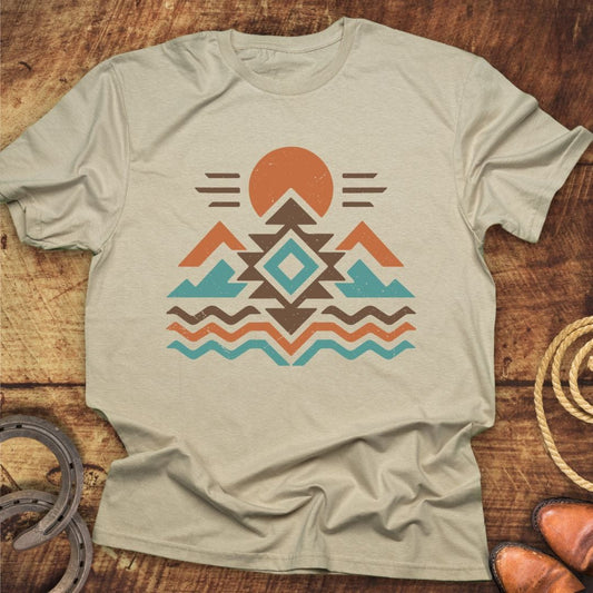 Aztec Boho Sun T-Shirt