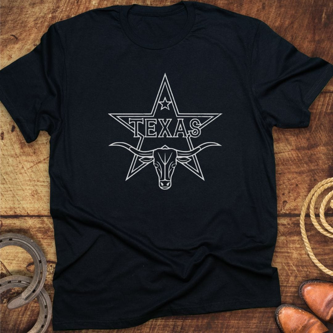 Texas Star Skull T-Shirt