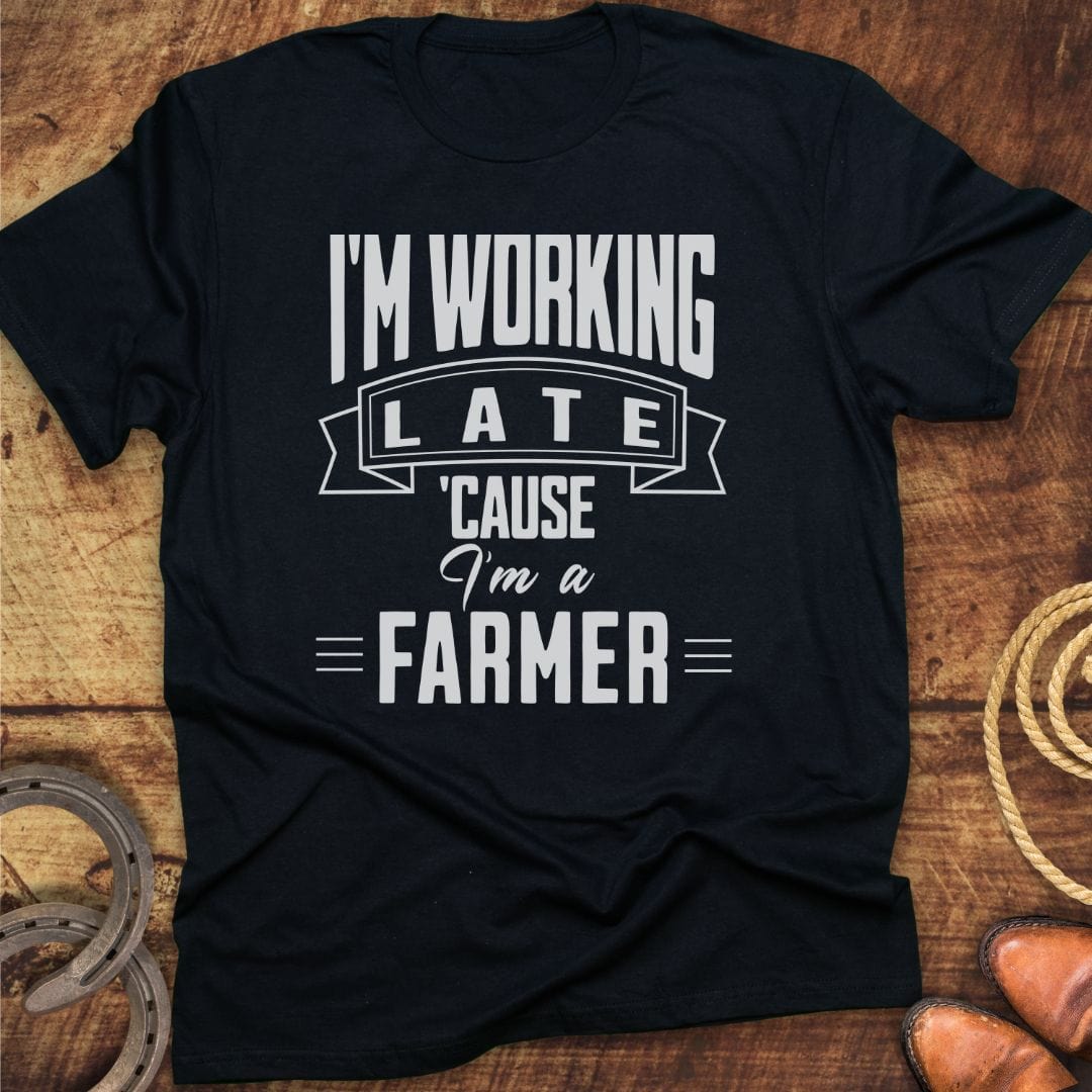 Working Late Farmer T-Shirt