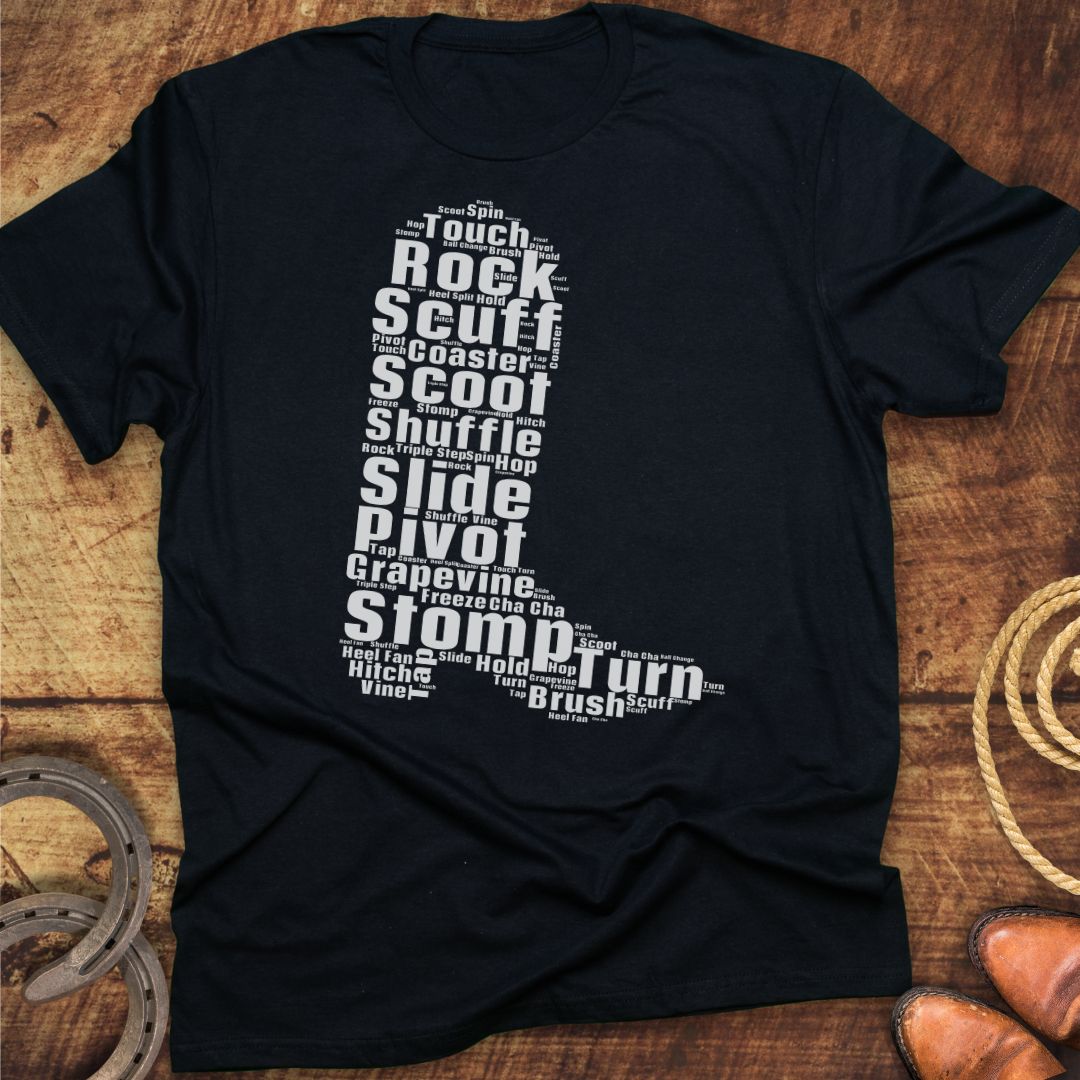Line Dance Steps T-Shirt