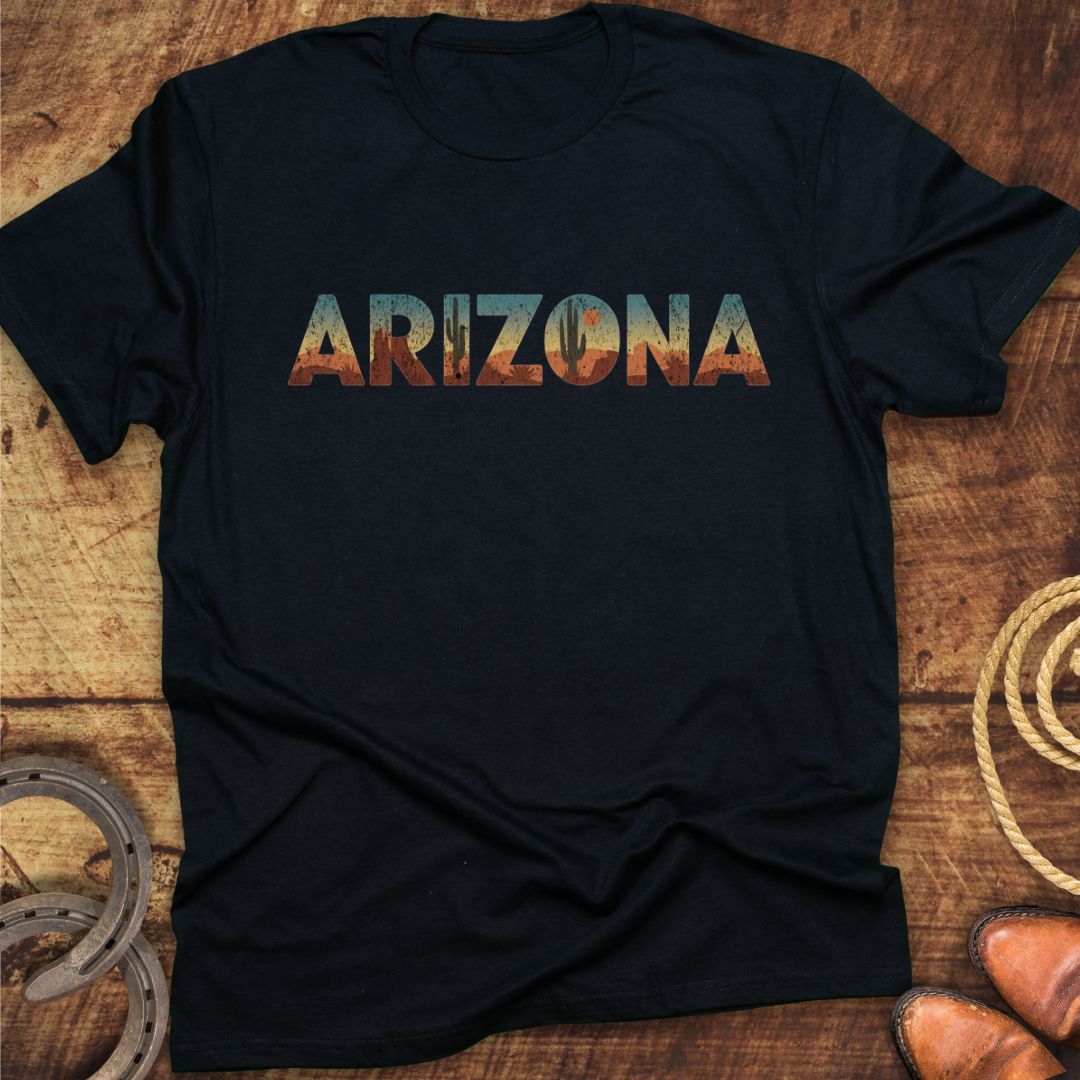 Arizona Desert Letters T-Shirt