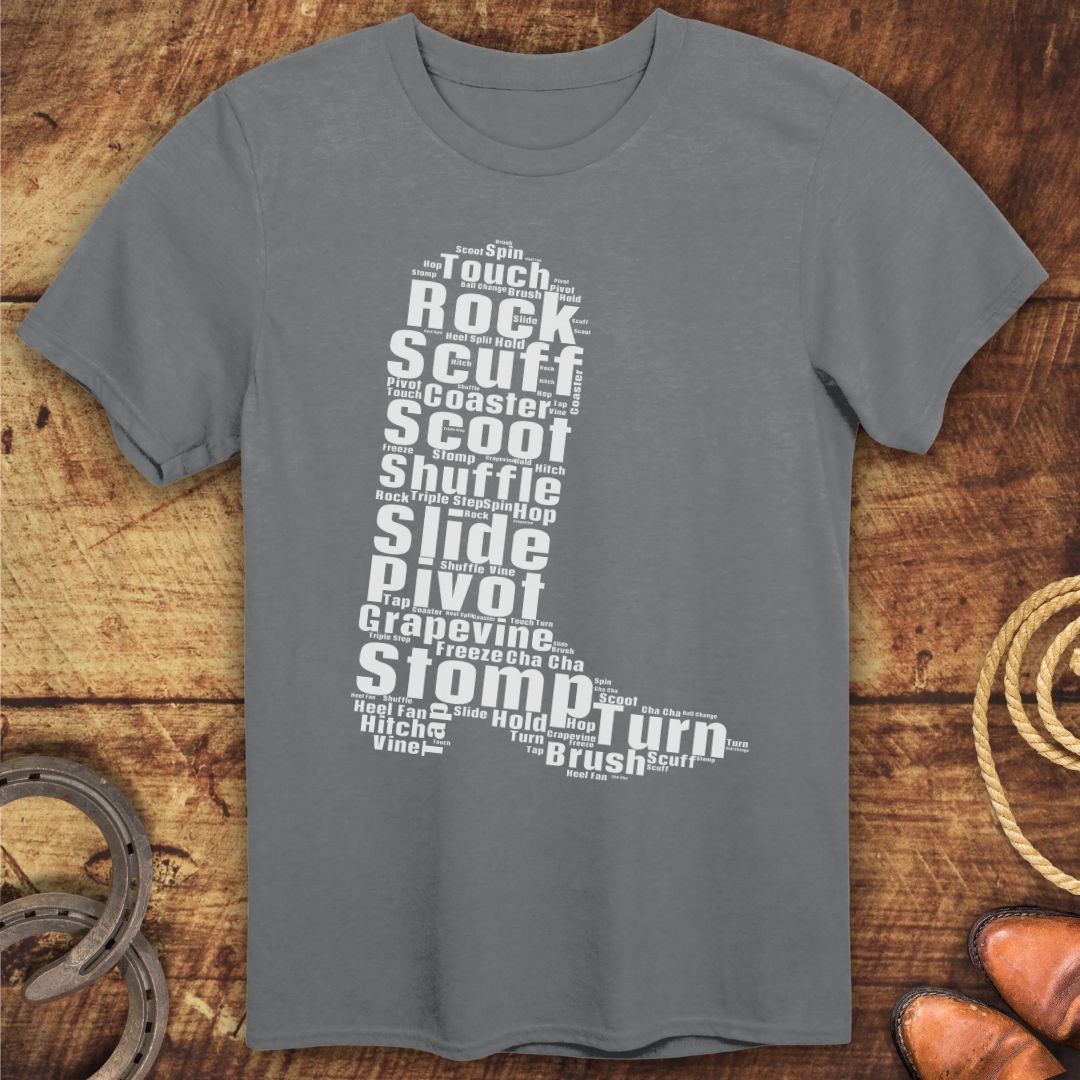 Line Dance Steps T-Shirt
