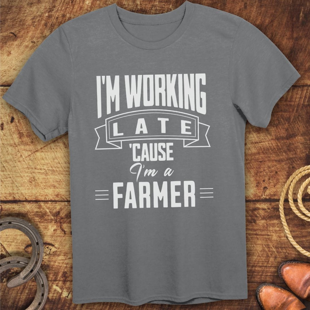 Working Late Farmer T-Shirt