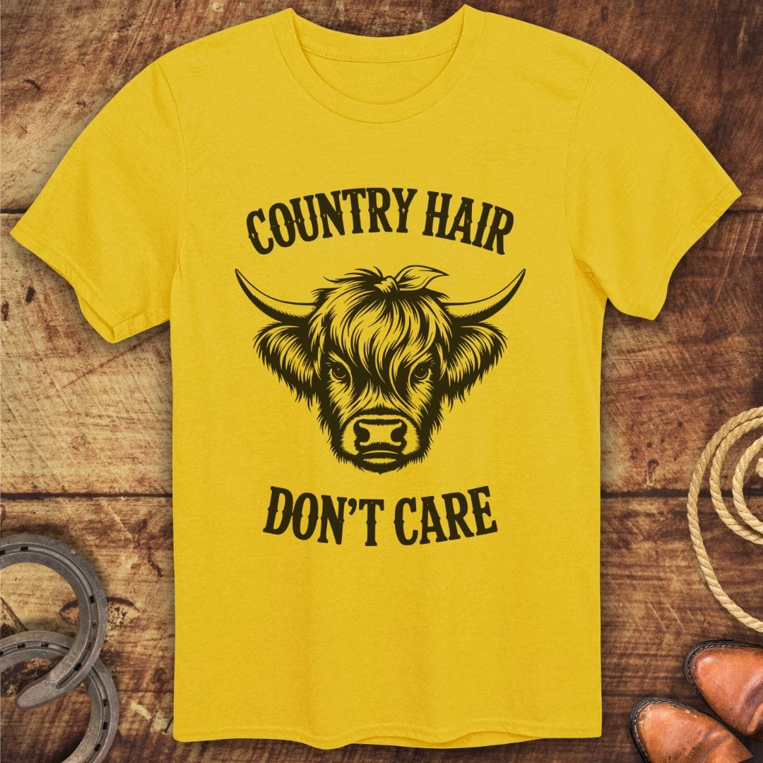 Country Hair Don't Care T-Shirt