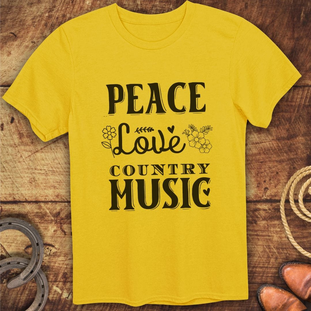 Peace Love Country T-Shirt