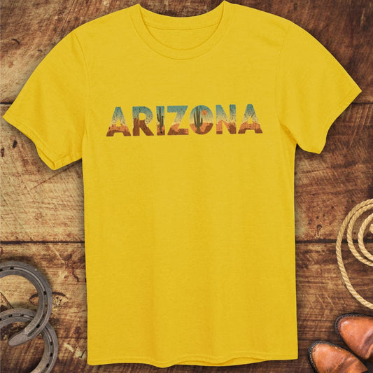 Arizona Desert Letters T-Shirt