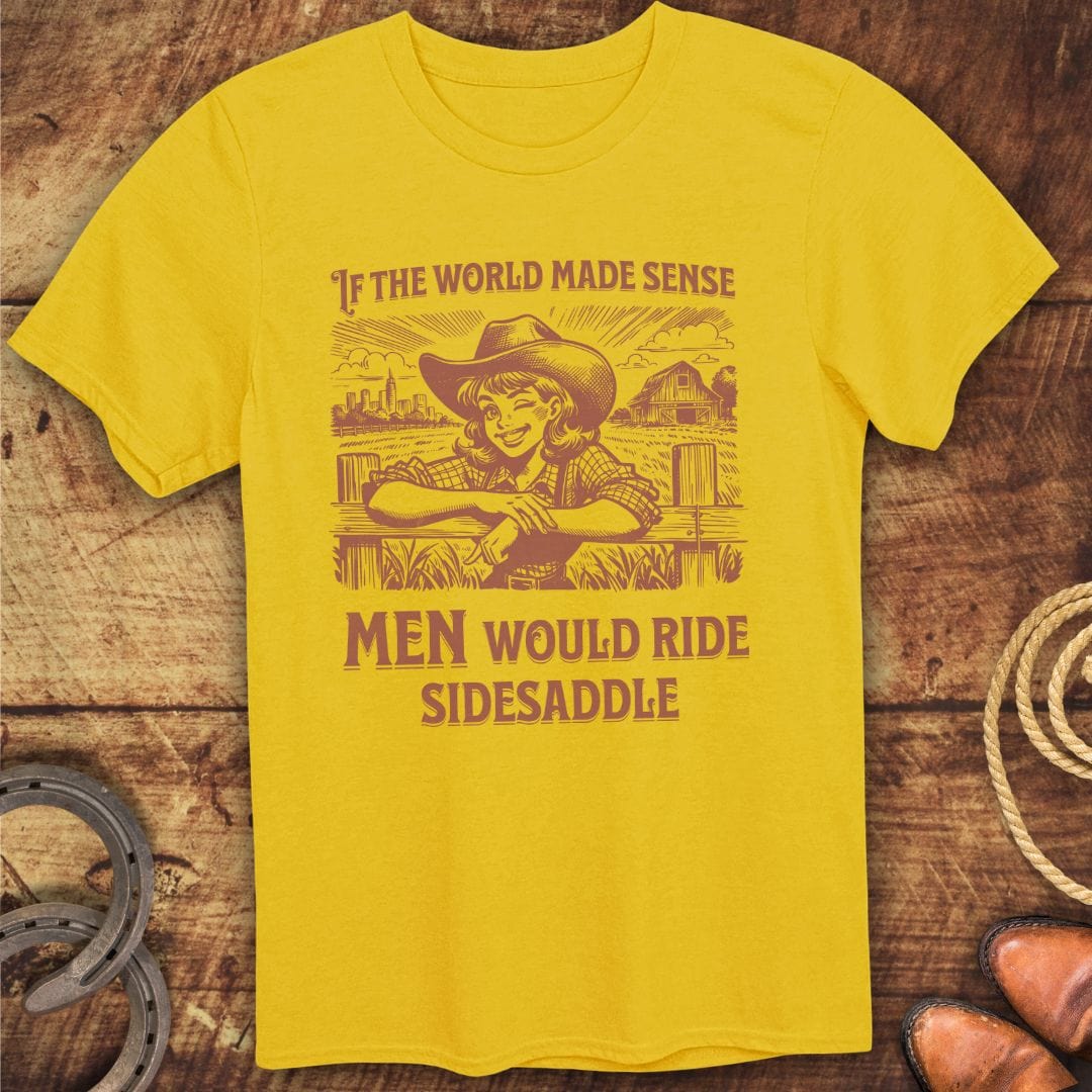 Sidesaddle Joke T-Shirt