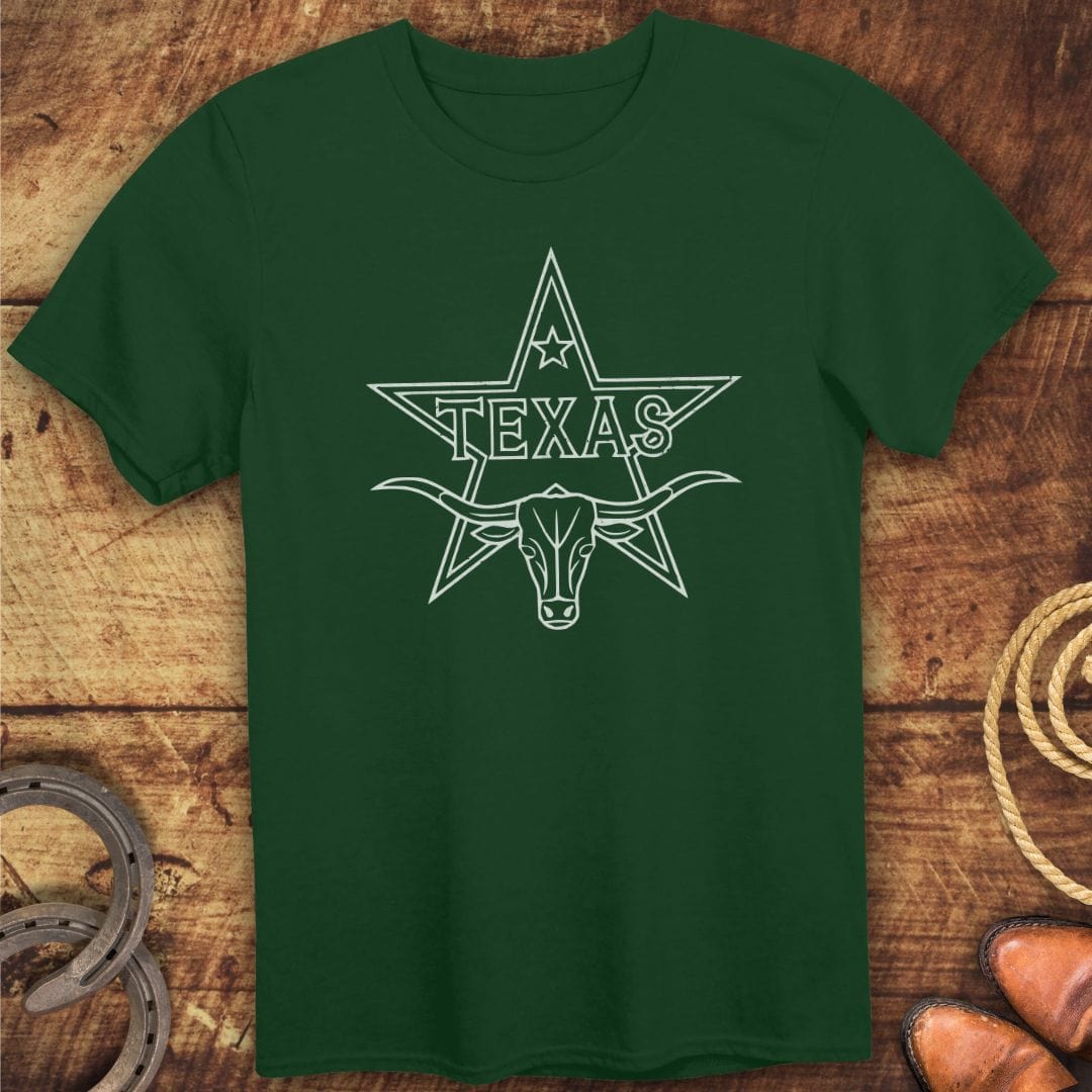 Texas Star Skull T-Shirt