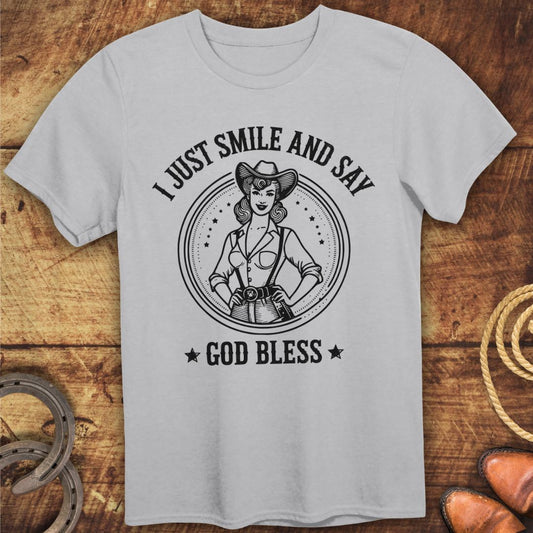 Smile God Bless T-Shirt