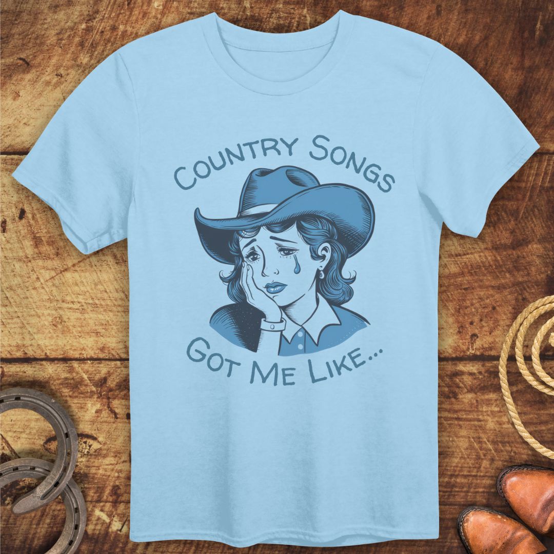 Cowgirl Country Songs T-Shirt