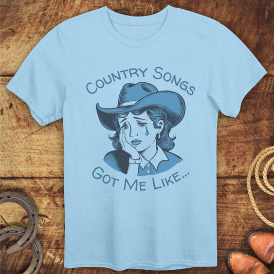 Cowgirl Country Songs T-Shirt