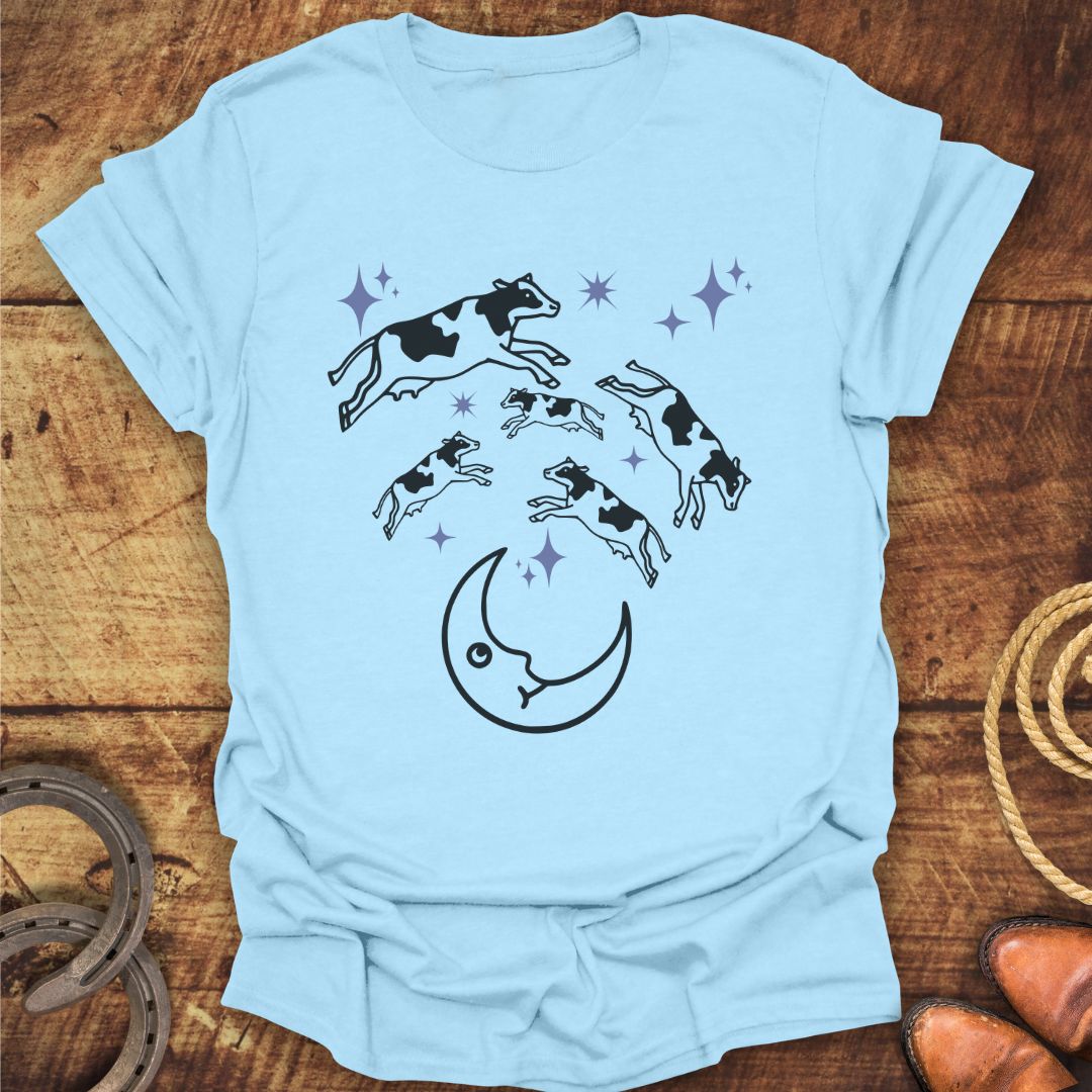 Cows Jumping Moon T-Shirt