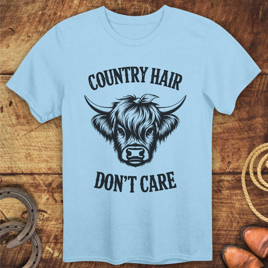 Country Hair Don't Care T-Shirt