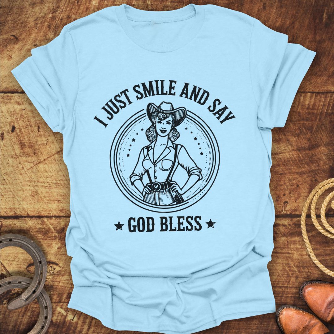 Smile God Bless T-Shirt