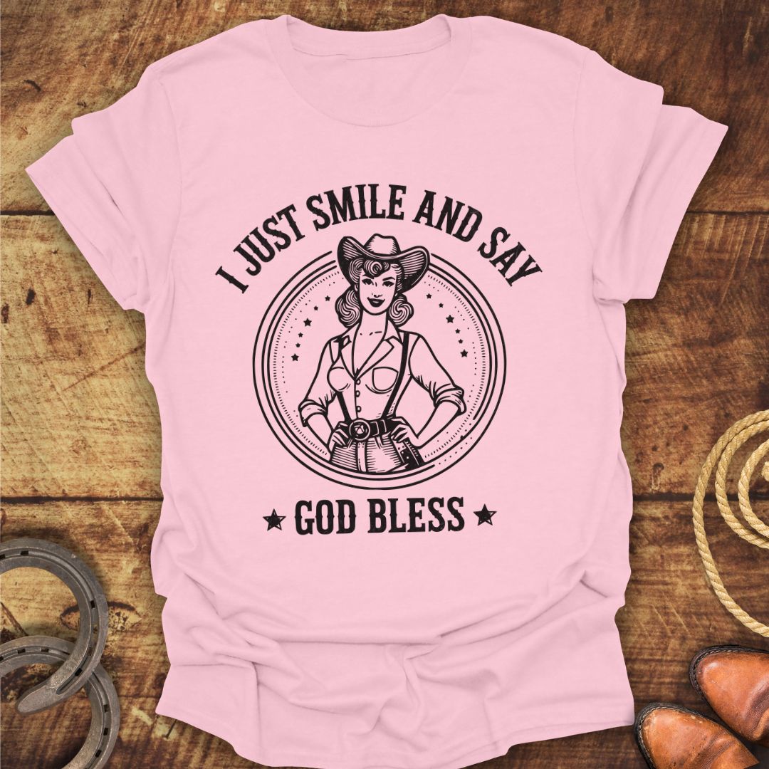 Smile God Bless T-Shirt