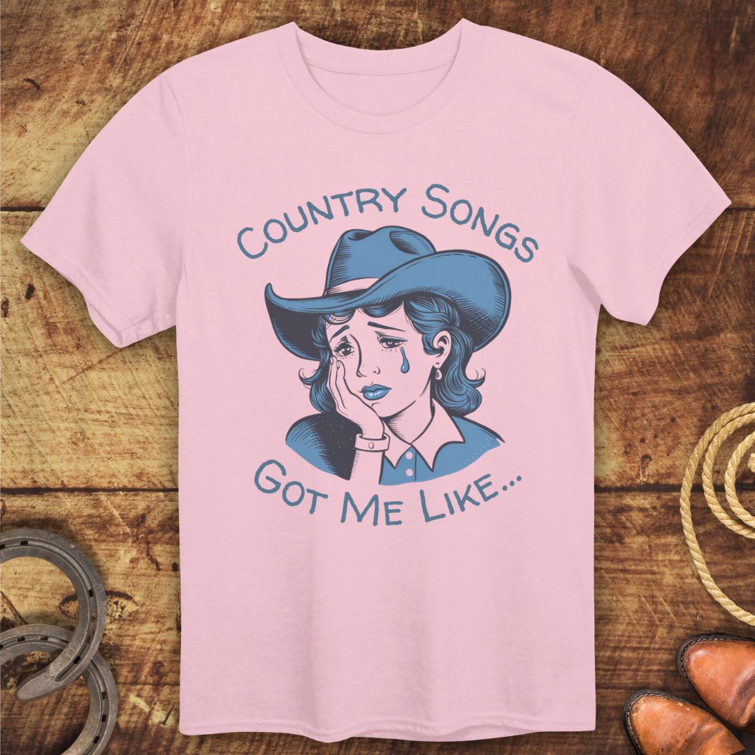 Cowgirl Country Songs T-Shirt