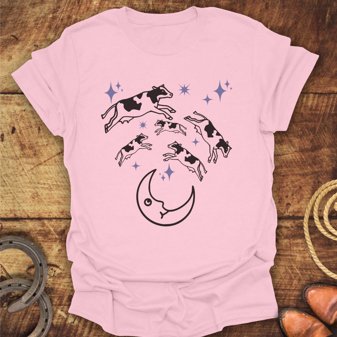 Cows Jumping Moon T-Shirt