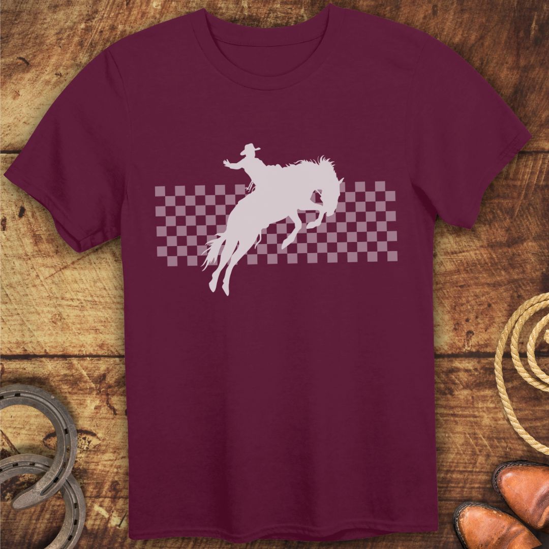 Bronco Checkerboard T-Shirt