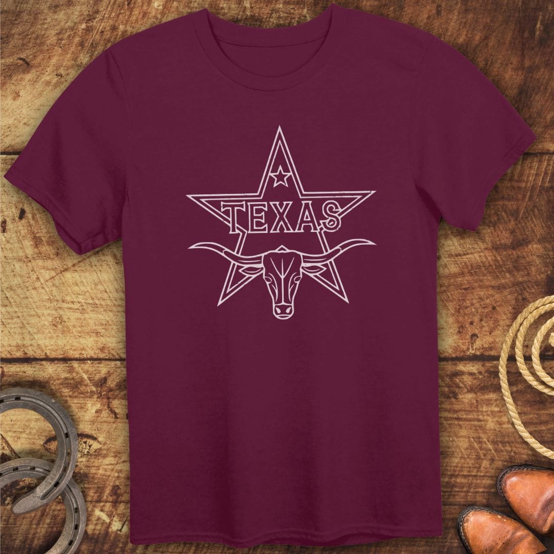 Texas Star Skull T-Shirt
