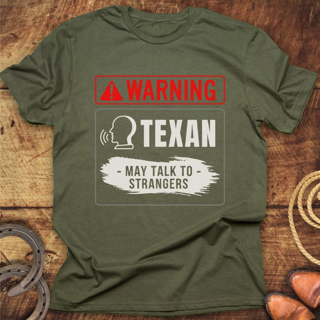 Warning Texan T-Shirt