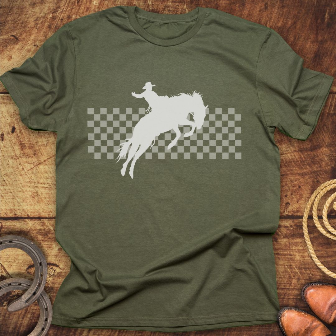 Bronco Checkerboard T-Shirt