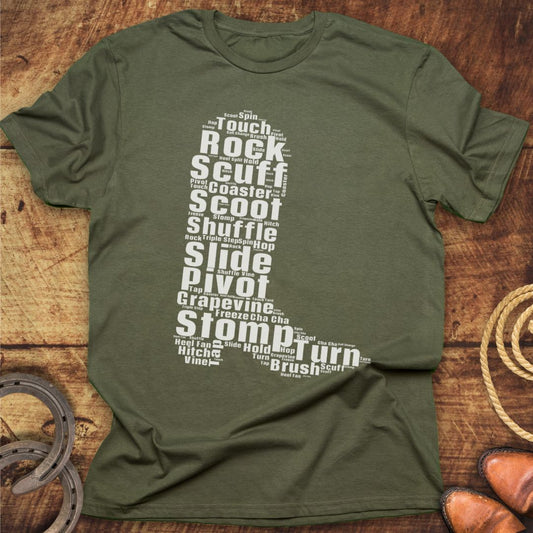 Line Dance Steps T-Shirt