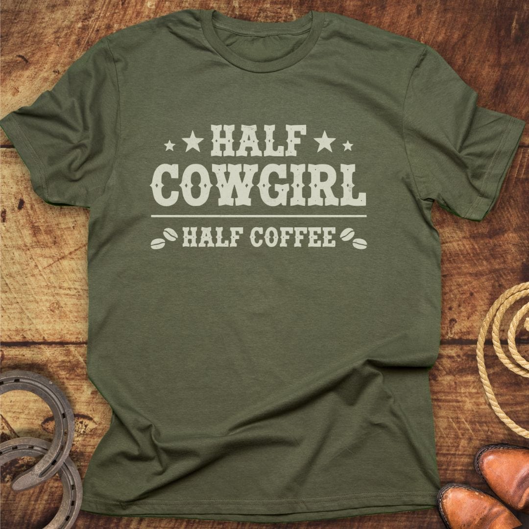 Half Coffee T-Shirt