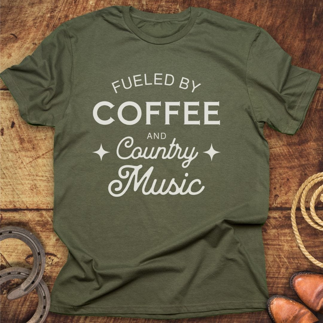 Fueled By Coffee & Country T-Shirt