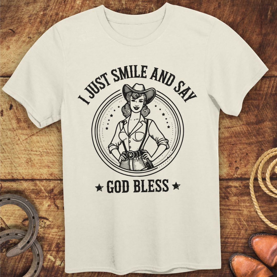Smile God Bless T-Shirt