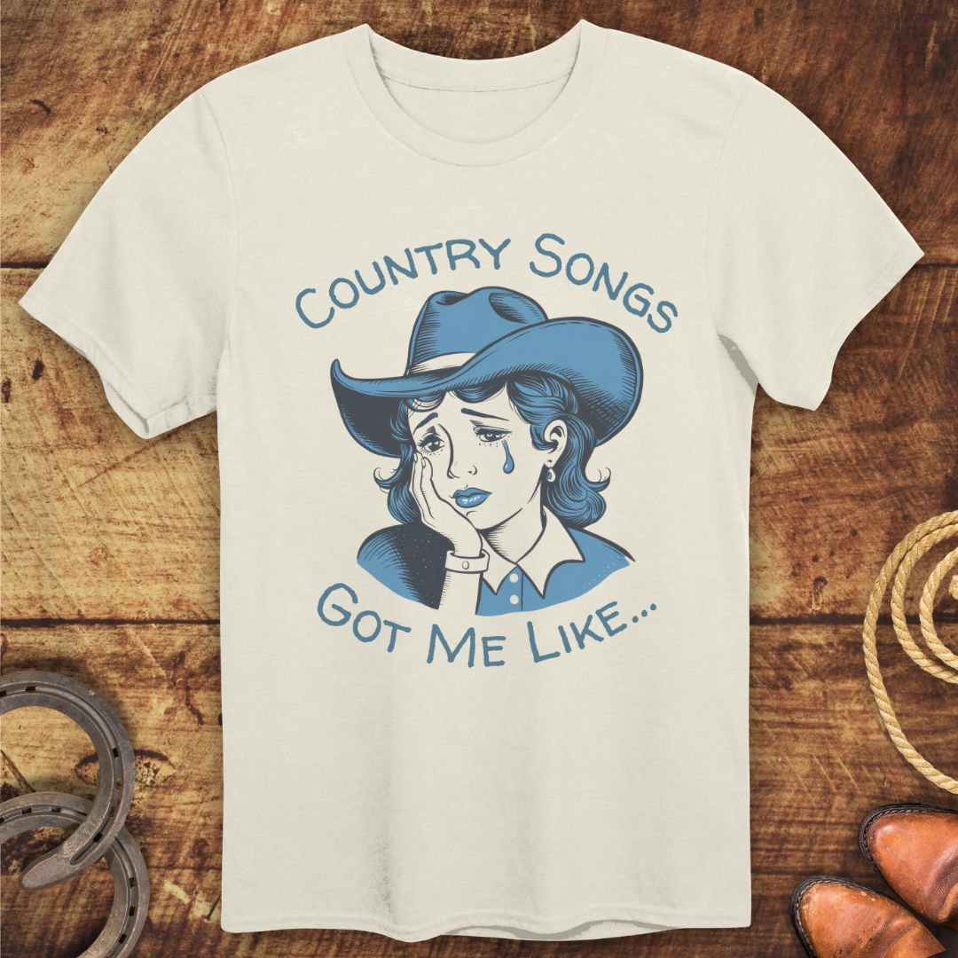 Cowgirl Country Songs T-Shirt