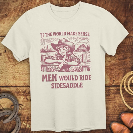 Sidesaddle Joke T-Shirt