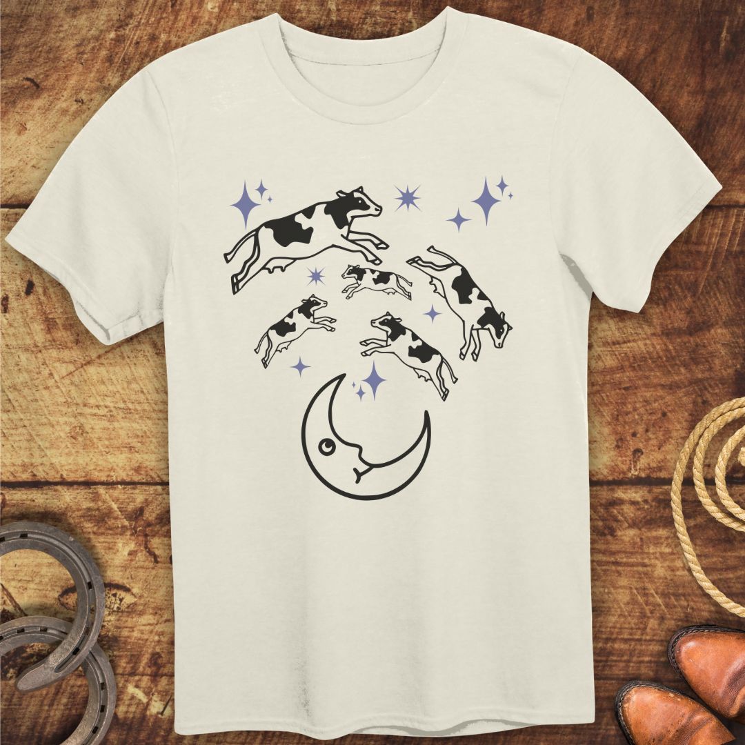 Cows Jumping Moon T-Shirt