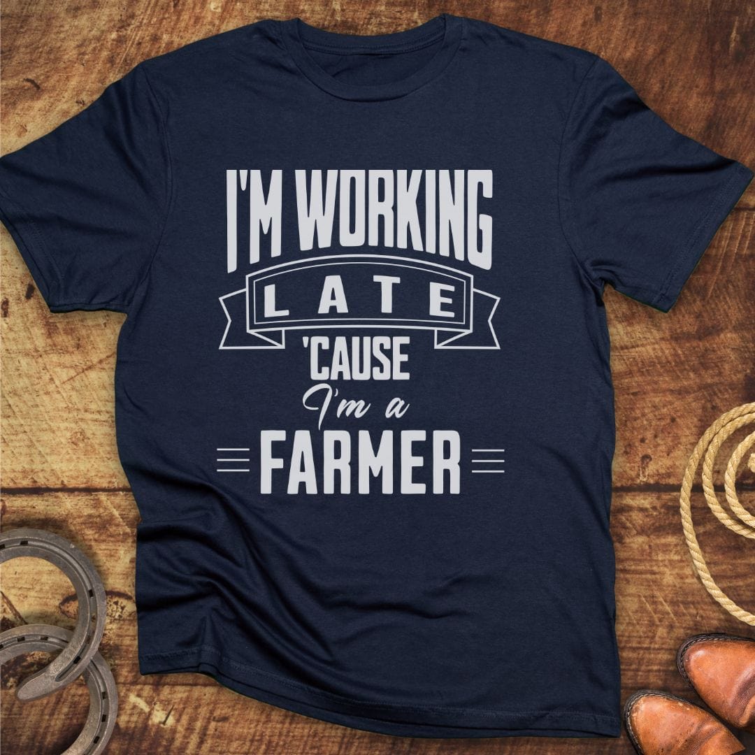 Working Late Farmer T-Shirt