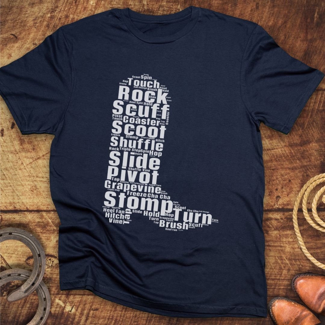 Line Dance Steps T-Shirt