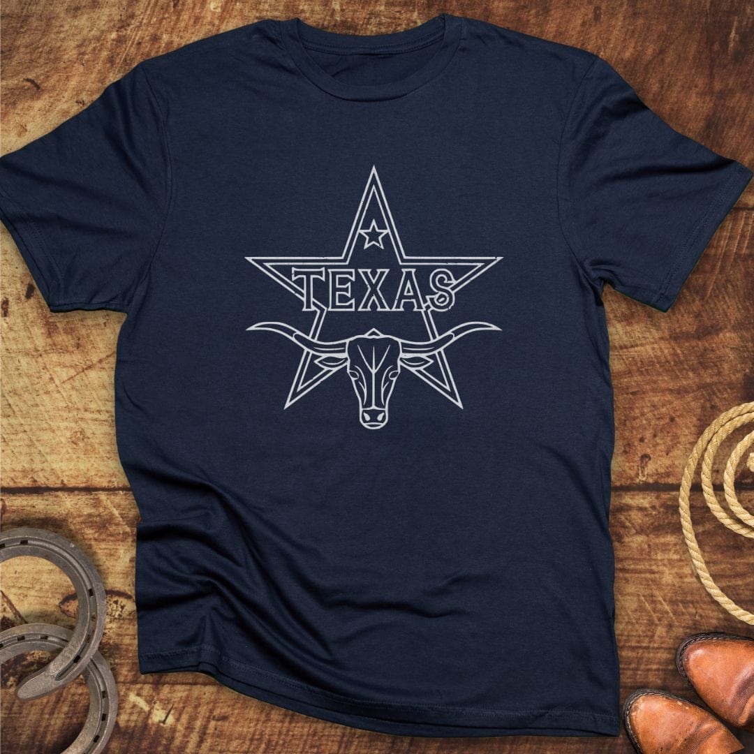 Texas Star Skull T-Shirt