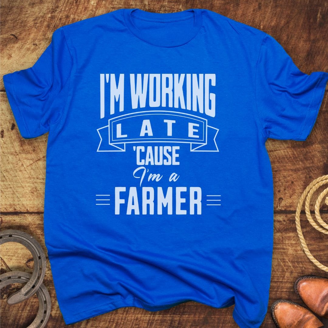 Working Late Farmer T-Shirt