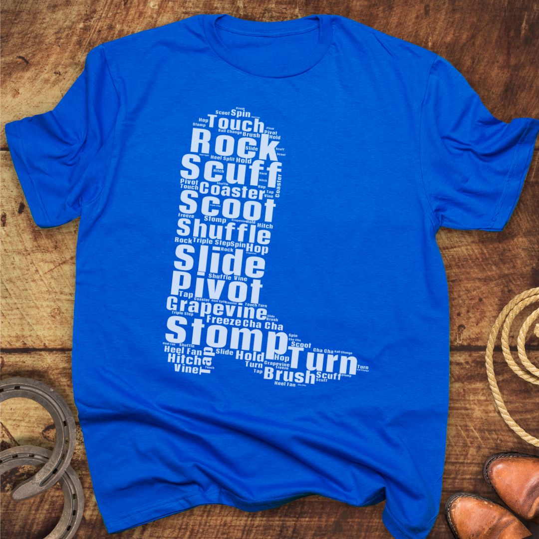 Line Dance Steps T-Shirt
